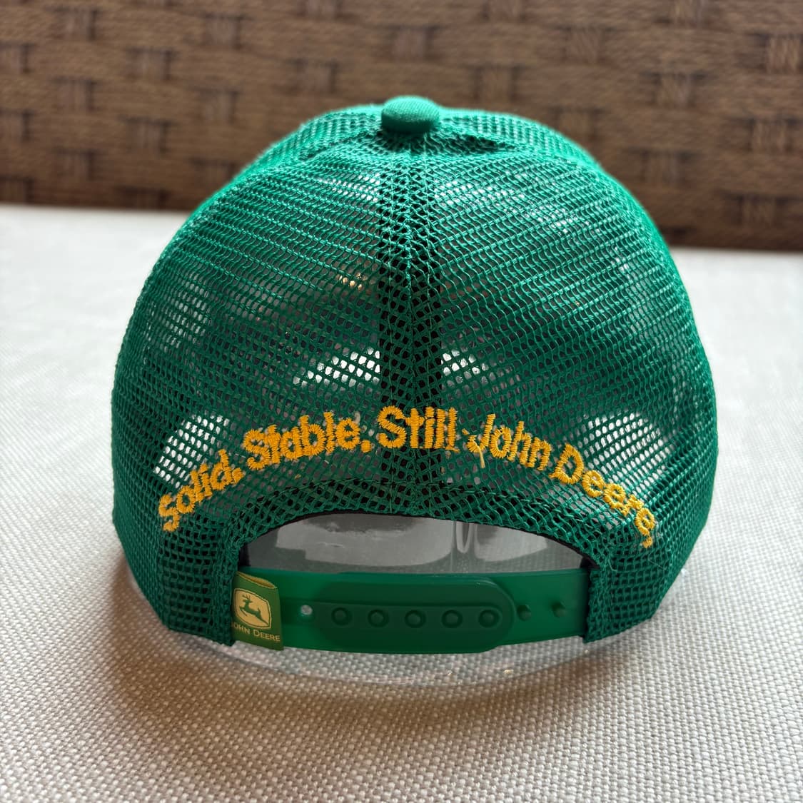 90s USA JOHN DEERE 트랙터 메쉬 캡 상품이미지4
