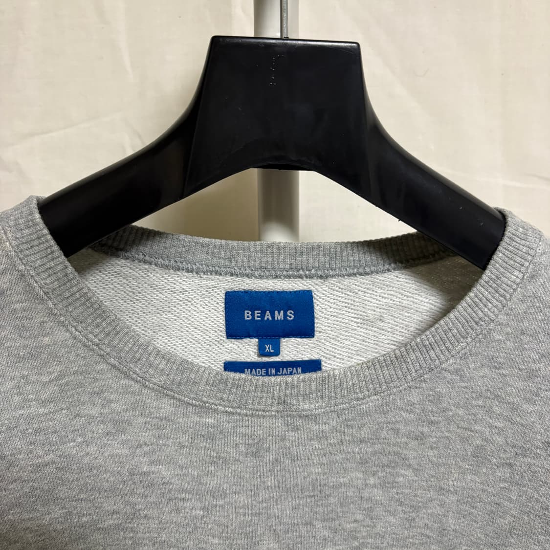 빔즈 JAPAN MADE 로고 프린트 맨투맨 스웻셔츠 / 그레이, XL 상품이미지4