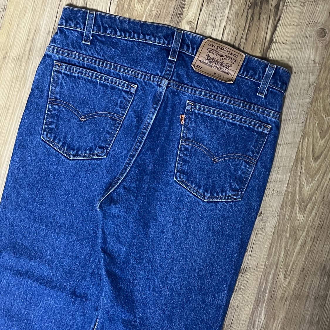 90s USA 리바이스517 오렌지탭 [33/표기34] 상품이미지4