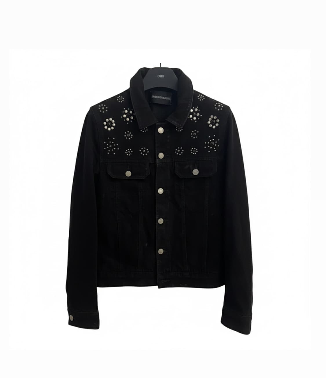 쟈딕앤볼테르 스터드 블랙 자켓 (M) 상품이미지1