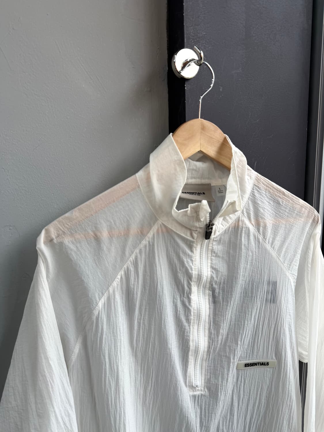 L/ 피어오브갓 에센셜 백로고 아노락 하프집업 상품이미지3