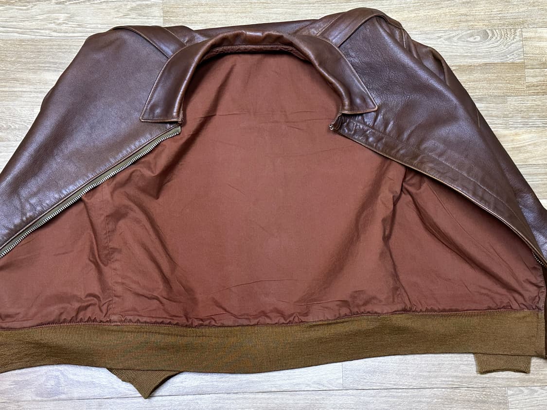 이스트맨레더 A2 호스하이드 플라이트자켓 상품이미지8