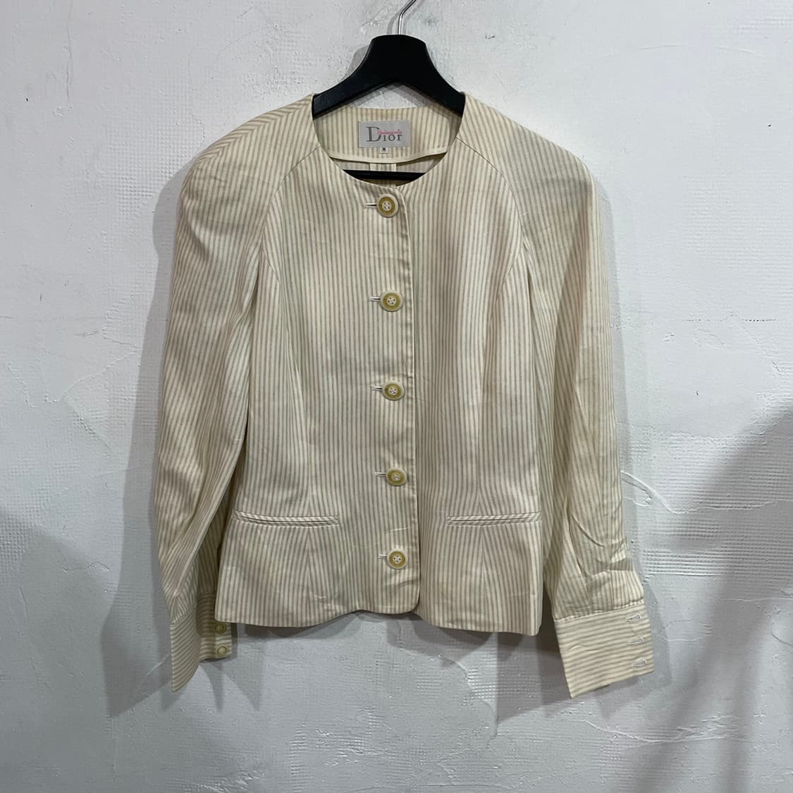 디올 스트라이프 패턴 트위드 자켓 상품이미지2