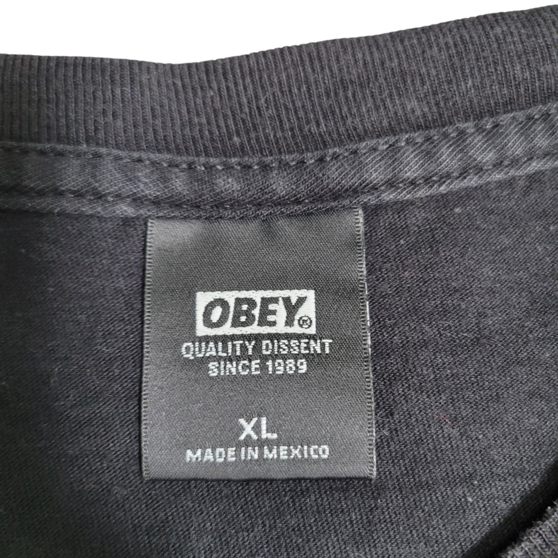OBEY 오베이 백로고 반팔 티셔츠 XL 상품이미지3