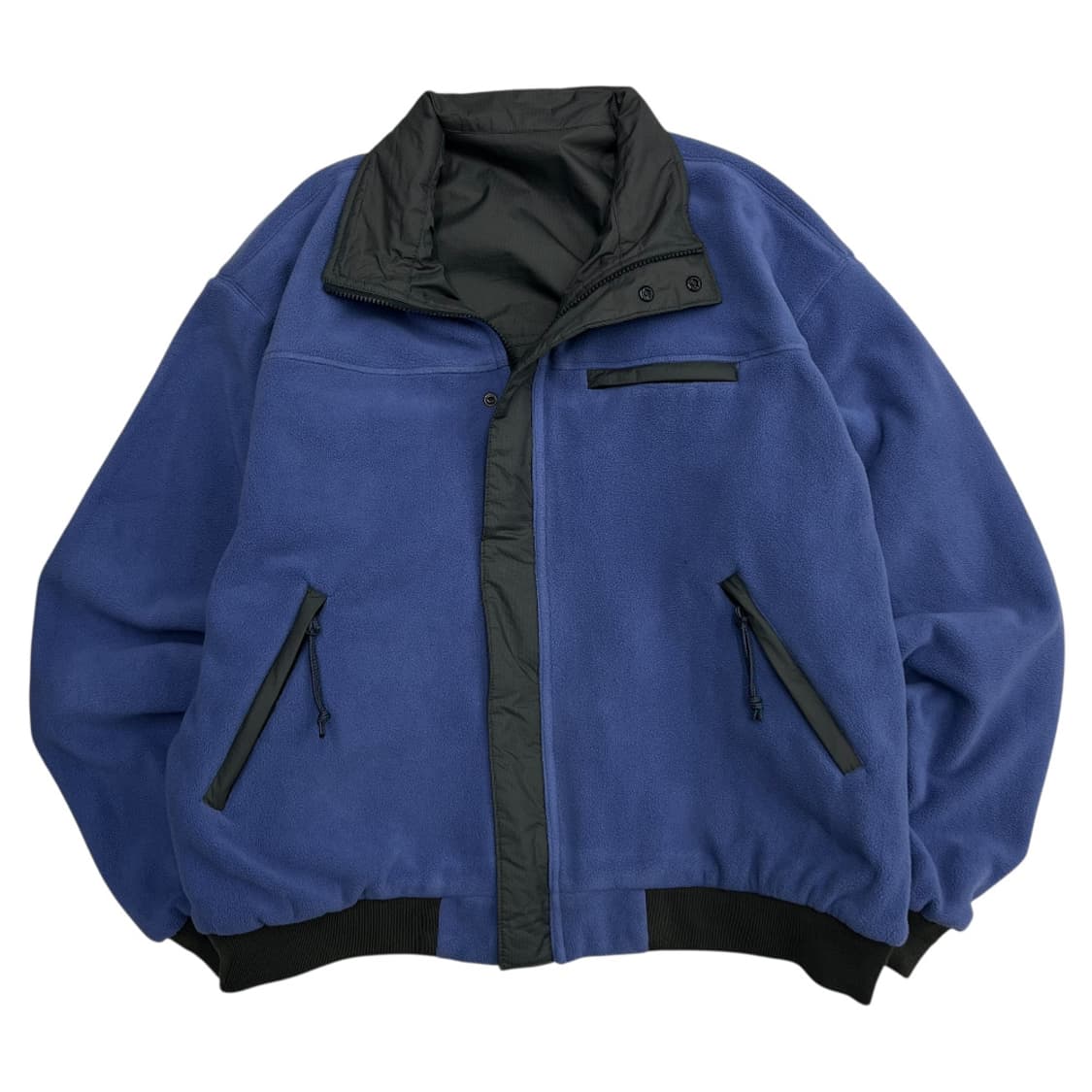 디스이즈네버댓 블루 플리스 리버시블 차콜 자켓 L 상품이미지5