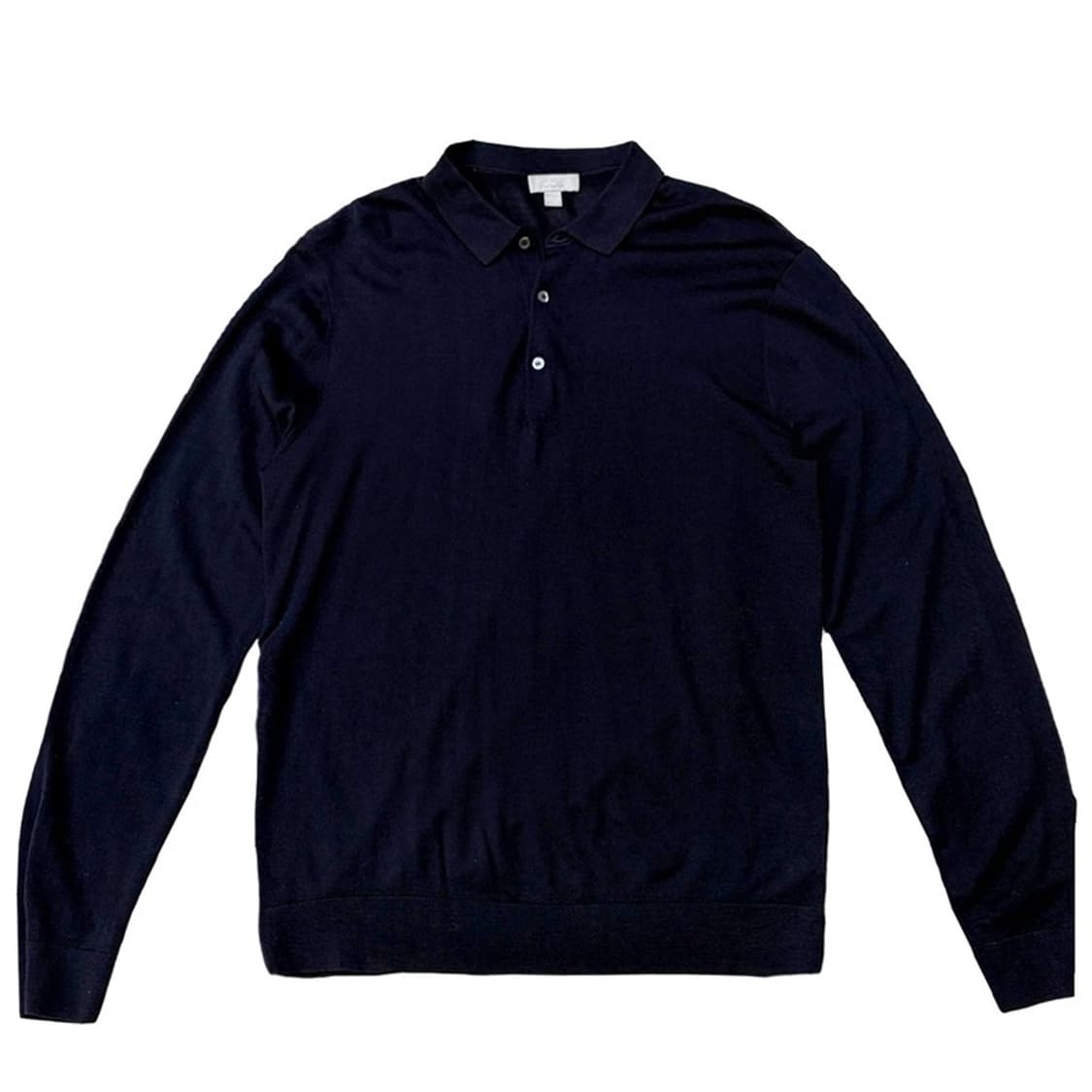 COS 네이비 울 PK셔츠 M 상품이미지1