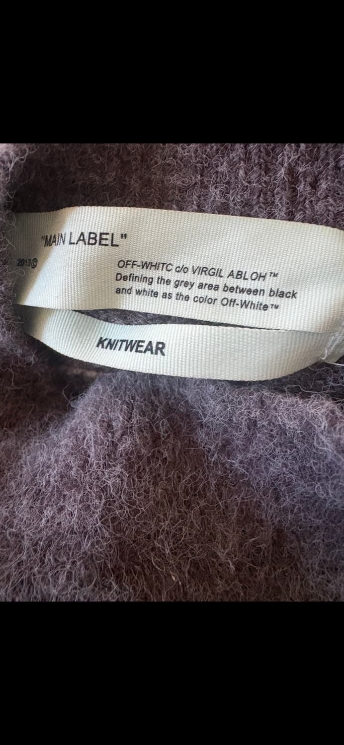 오프화이트 모헤어 L 상품이미지2