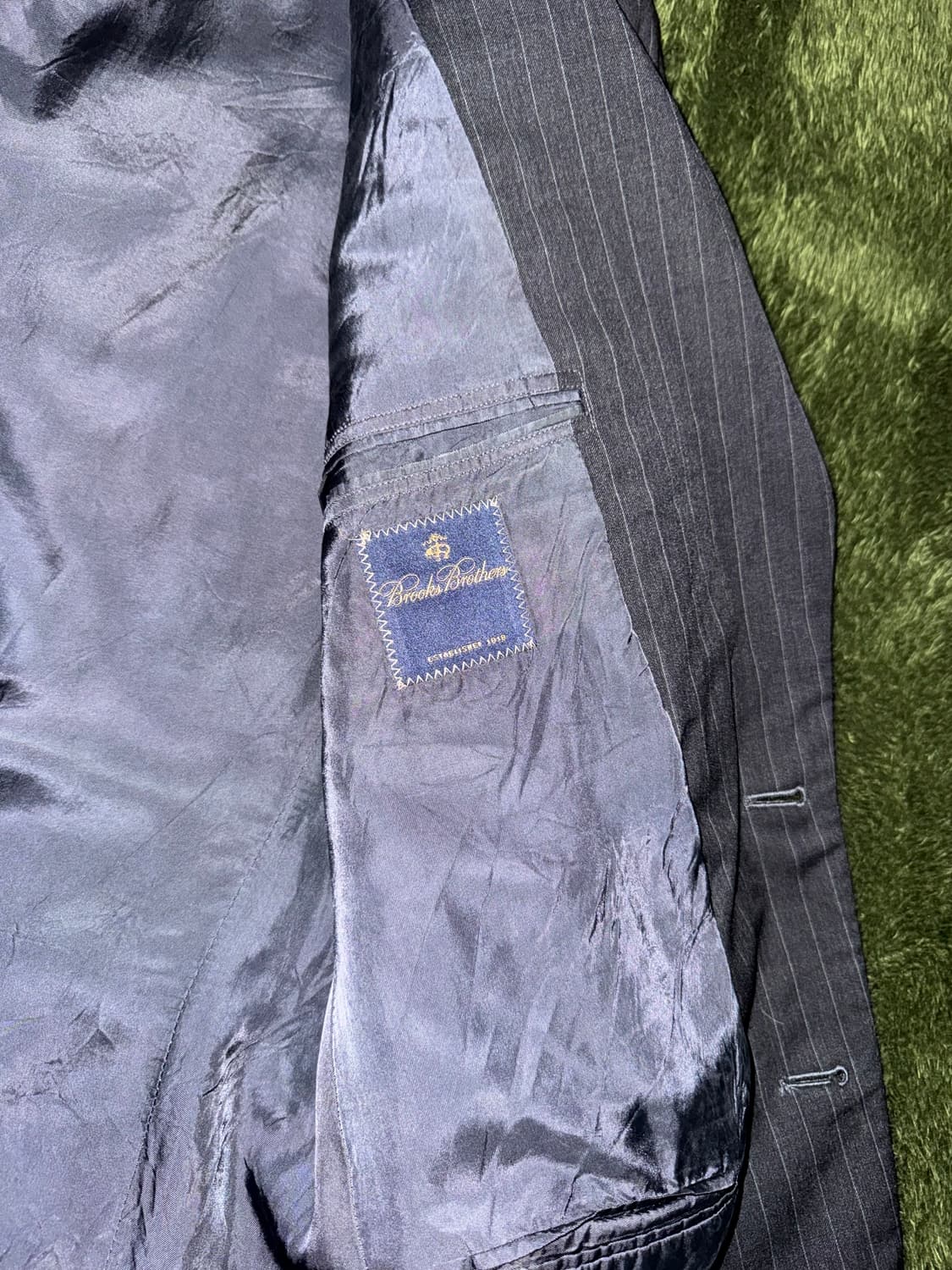 브룩스 브라더스 MADE IN USA 스트라이프 비스코스 블레이저 상품이미지6