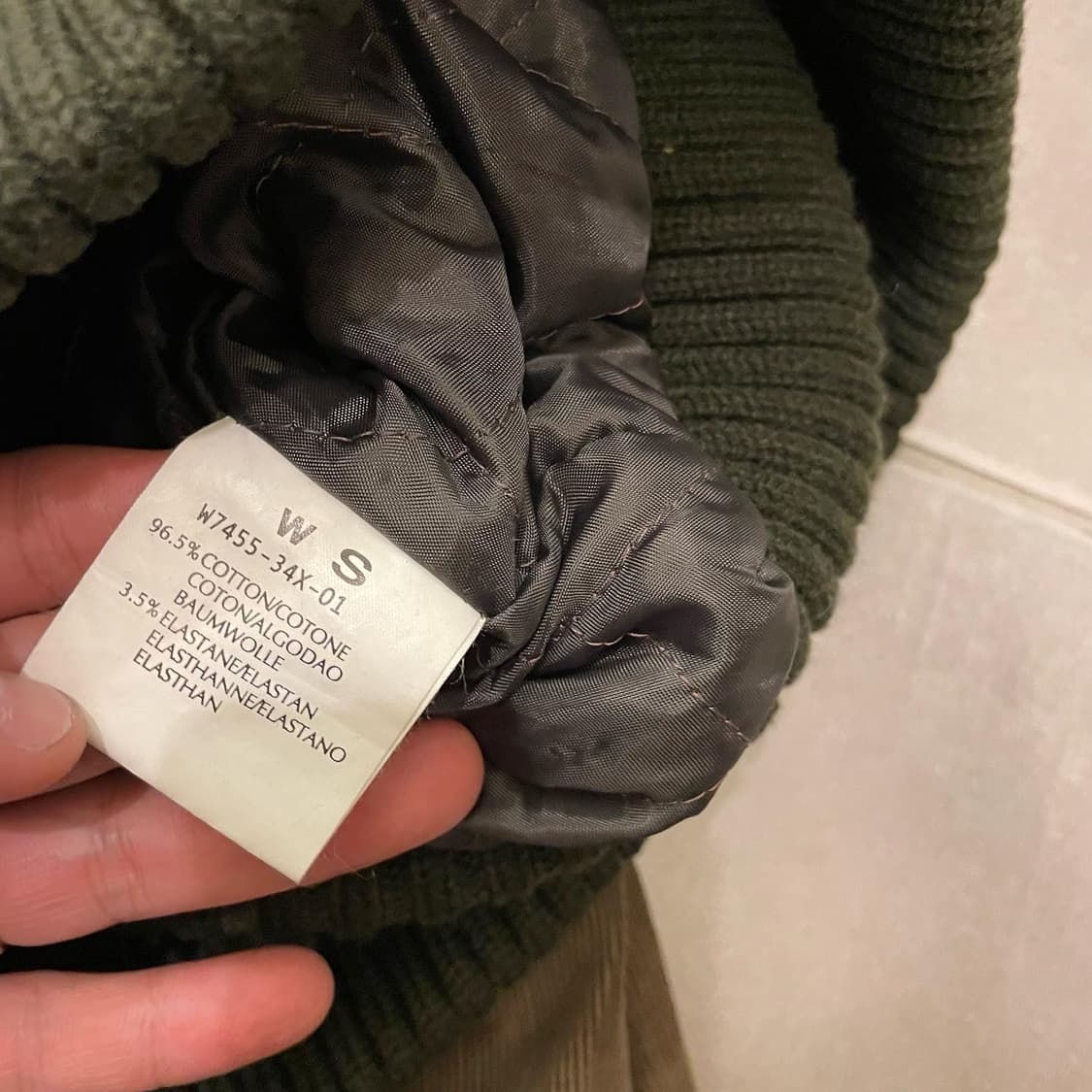 캘빈클라인 코듀로이 크롭자켓 상품이미지4