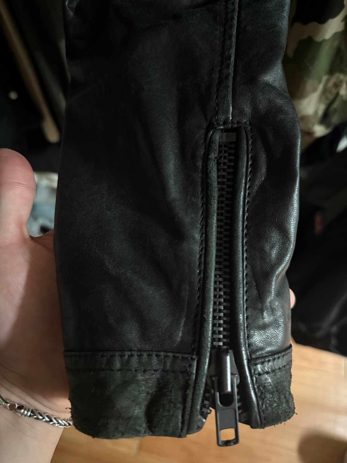 디젤 양가죽 자켓 (착샷) 상품이미지7