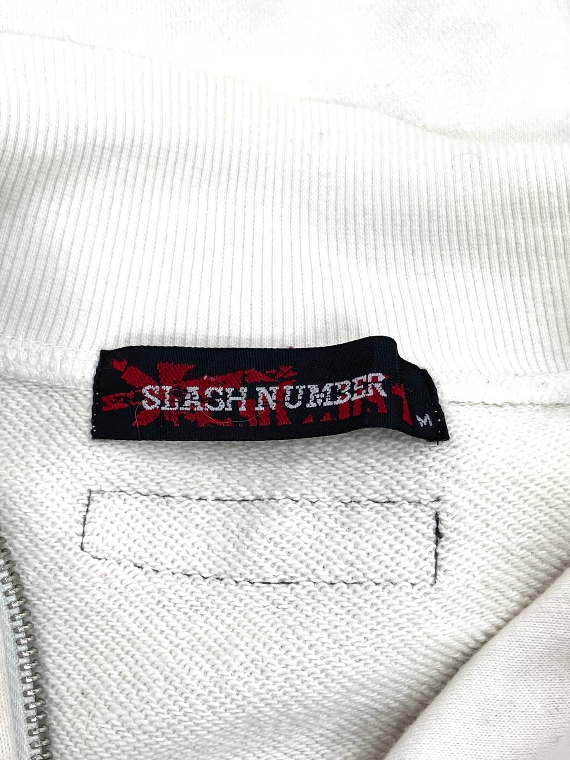 SLASH NUMBER 십자가 오버핏 아일렛 집업  상품이미지8