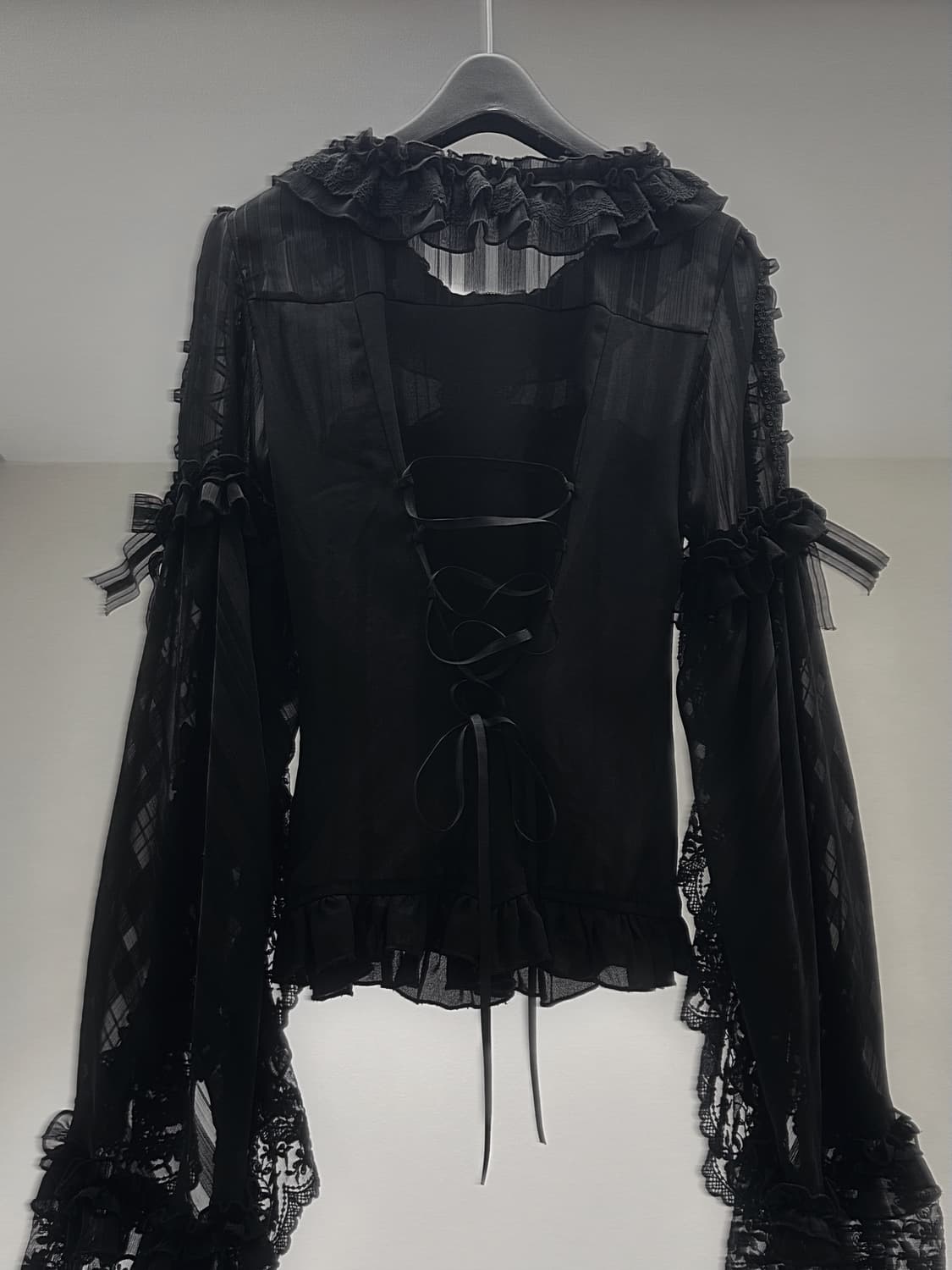 ♱ vintage goss lolita blouse 상품이미지2