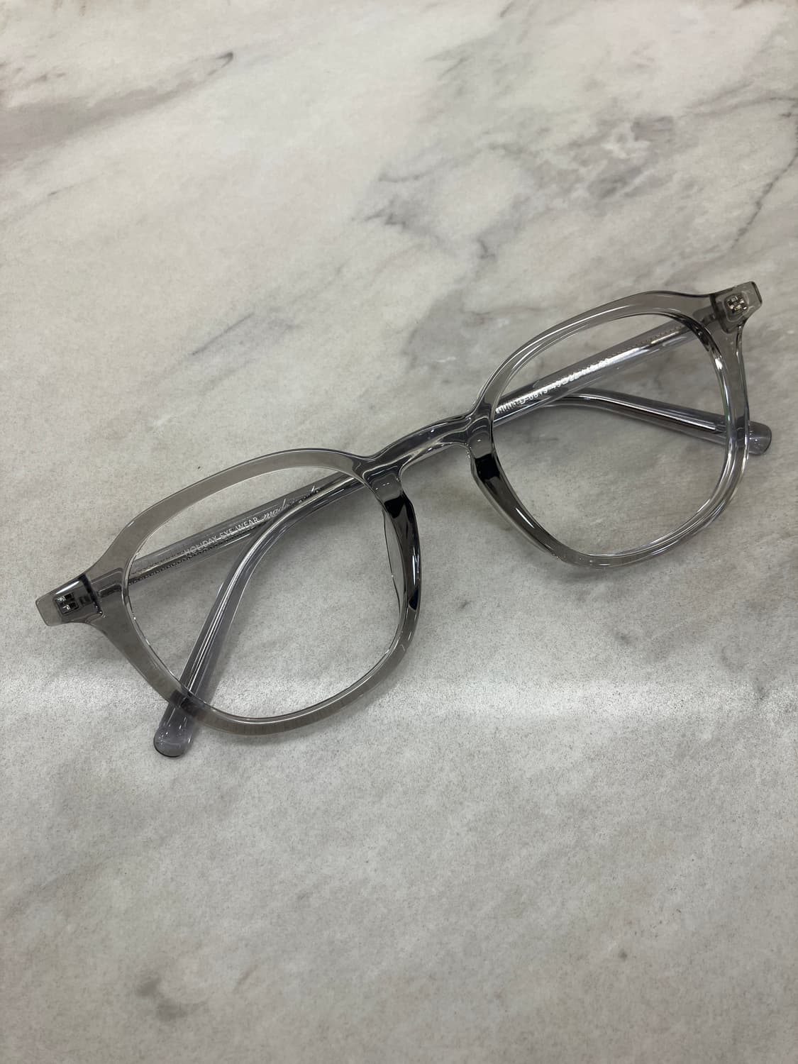 B52 HD 투명 그레이 웰링턴 뿔테 안경6819 상품이미지1