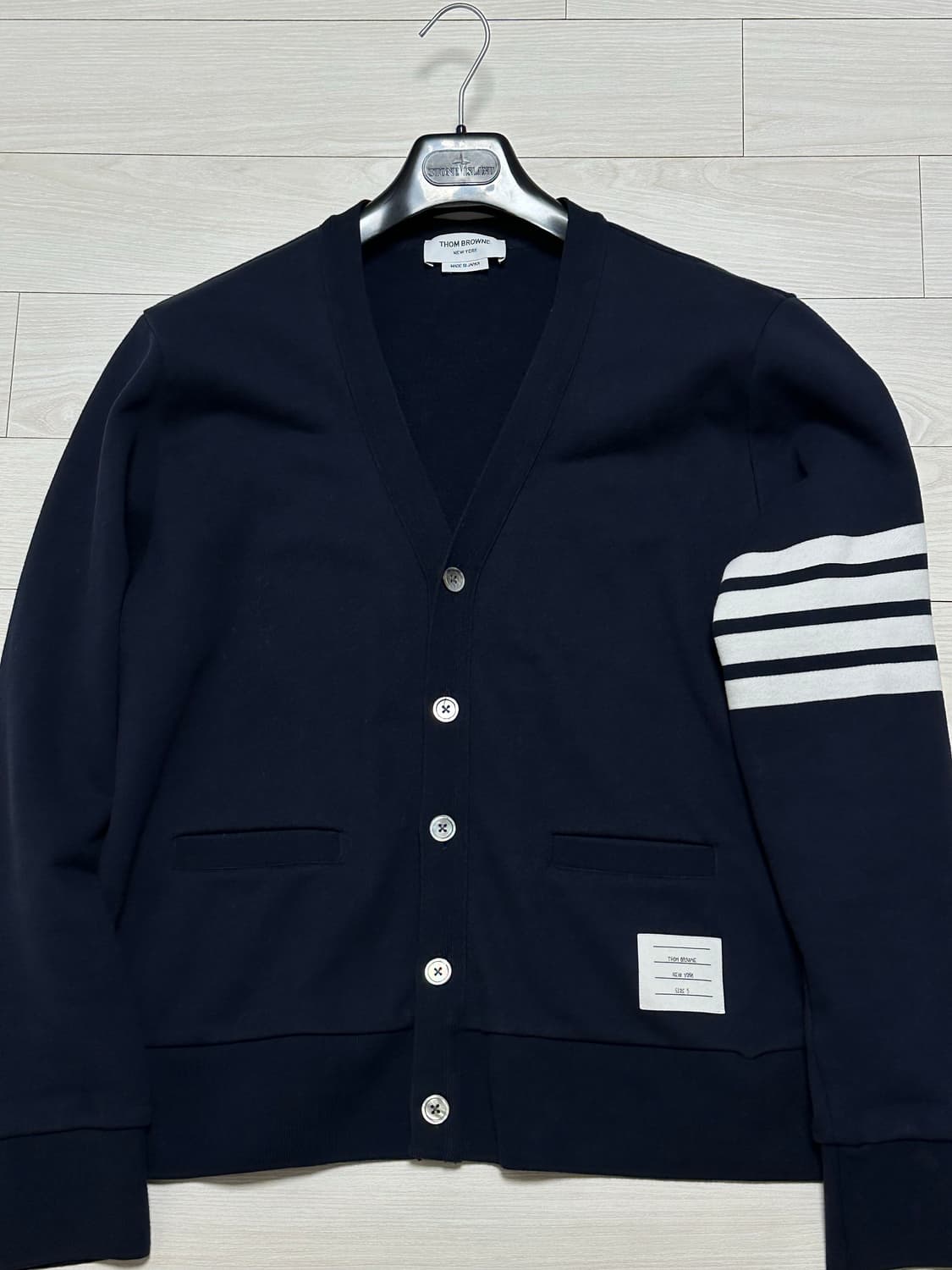 톰브라운 루프백 저지 4바 가디건 상품이미지5