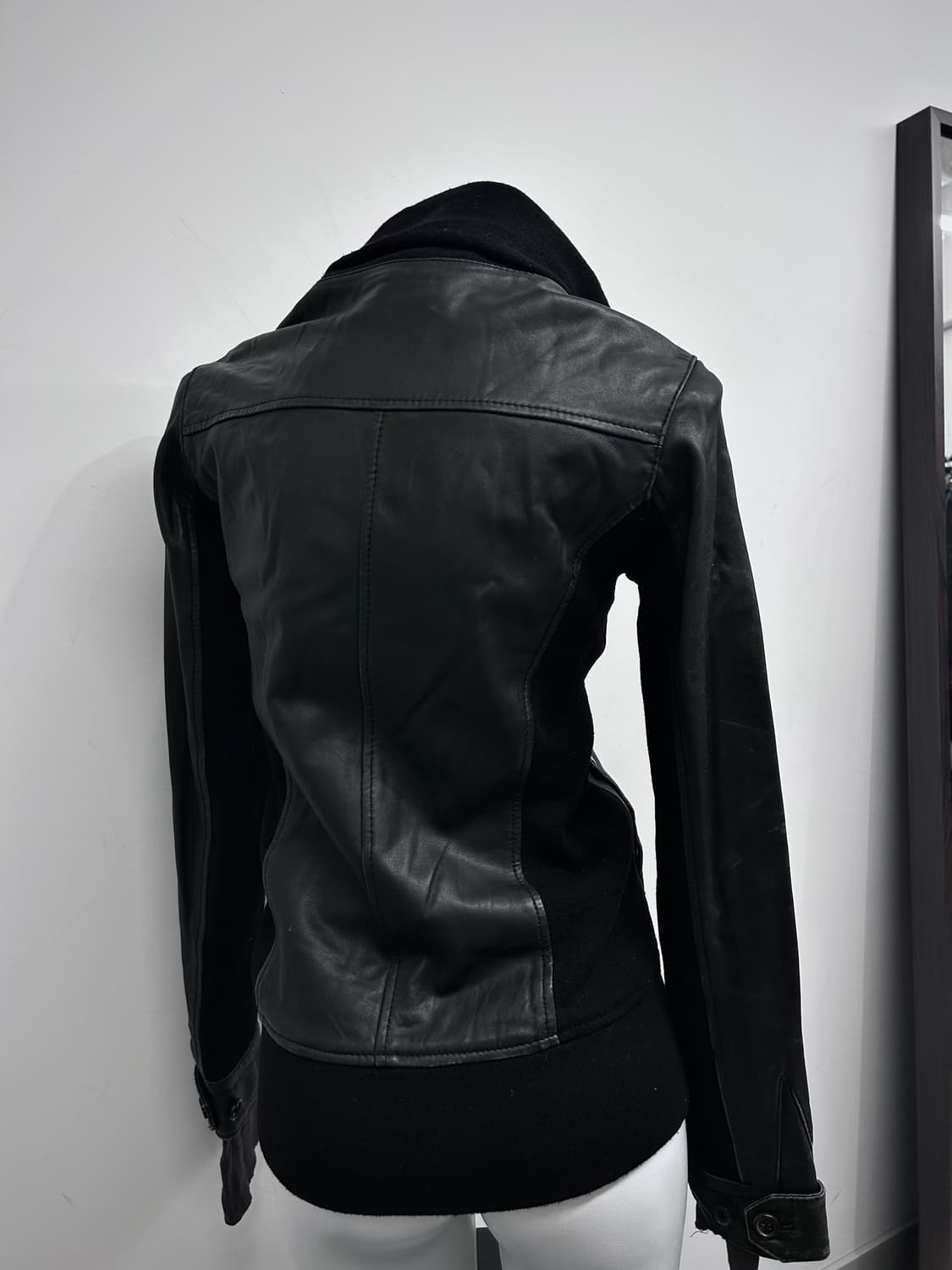 Nicholas K 아티저널 하이넥 더블 크로징하이브리드 자켓 상품이미지9