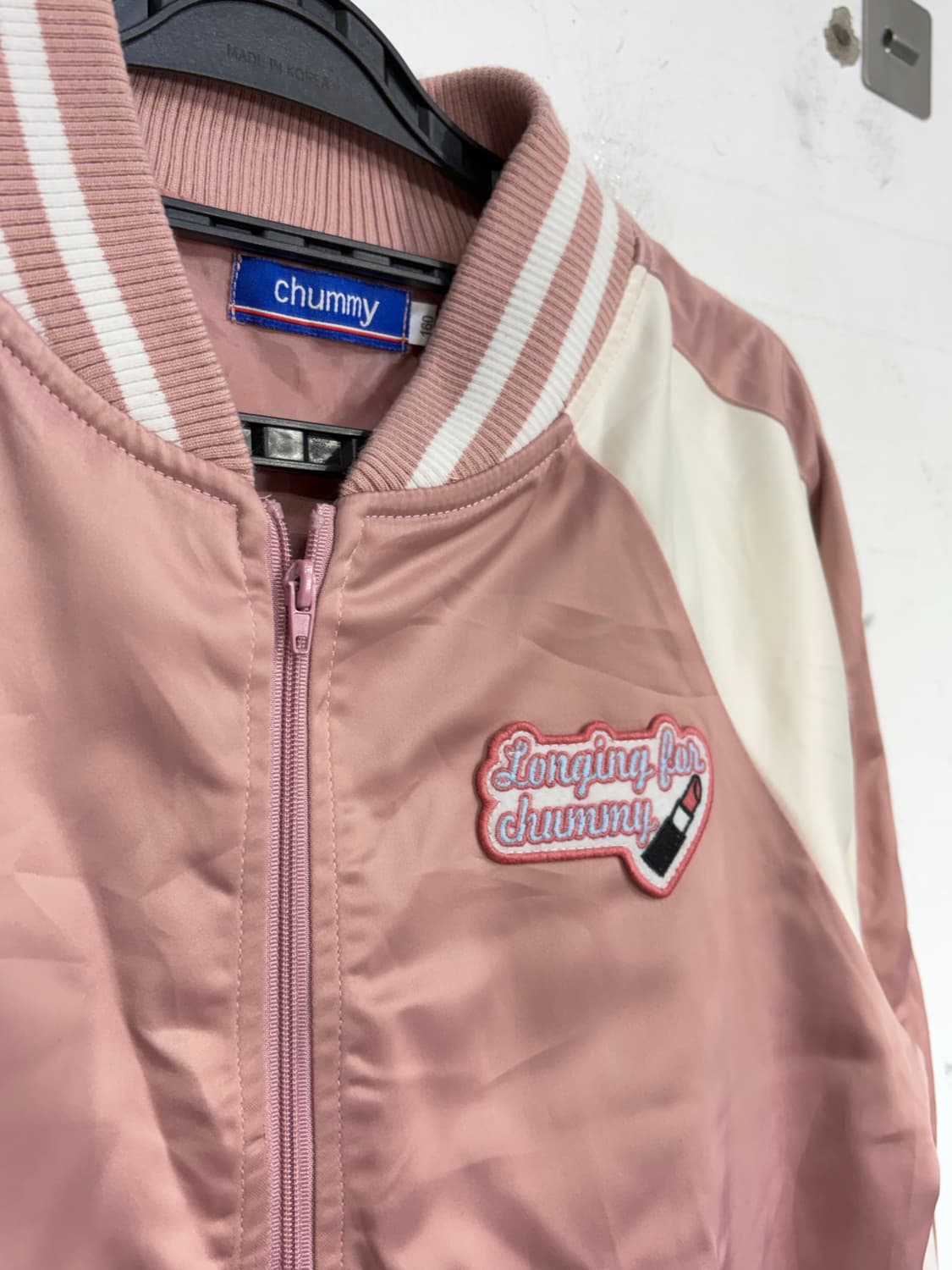 Jpn 일본 빈티지 립스틱 딸기우유 핑크 스카잔  상품이미지9