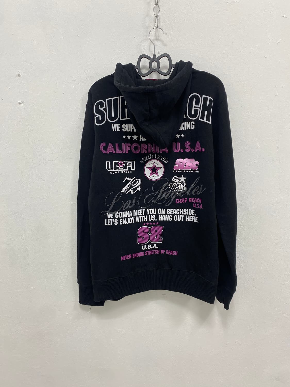 [RUDE GARRET] 펑크 y2k 레터링 후드티 상품이미지4