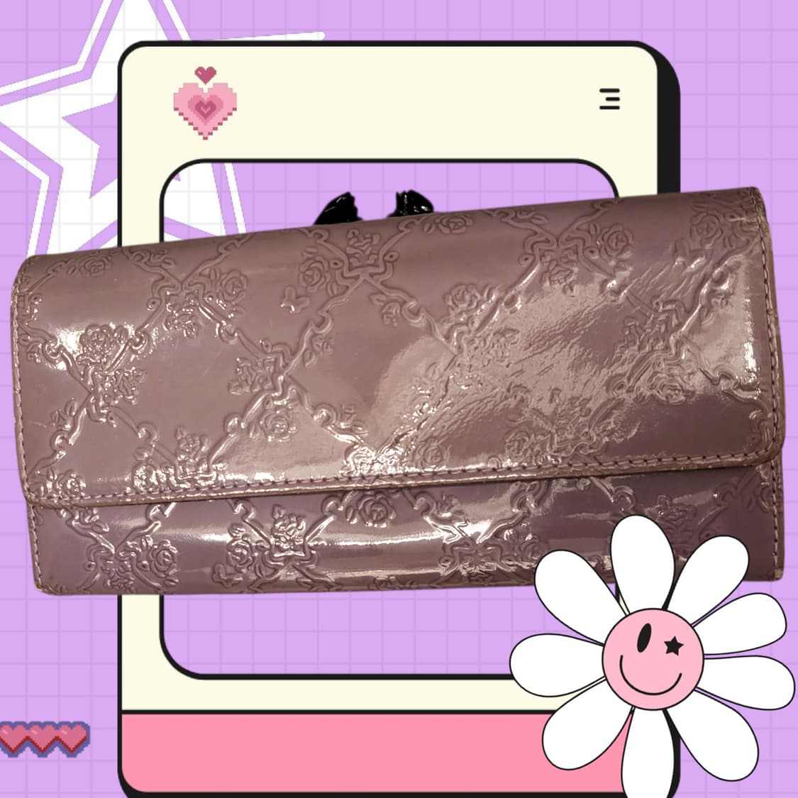 안나수이 장미클립 장지갑 상품이미지1