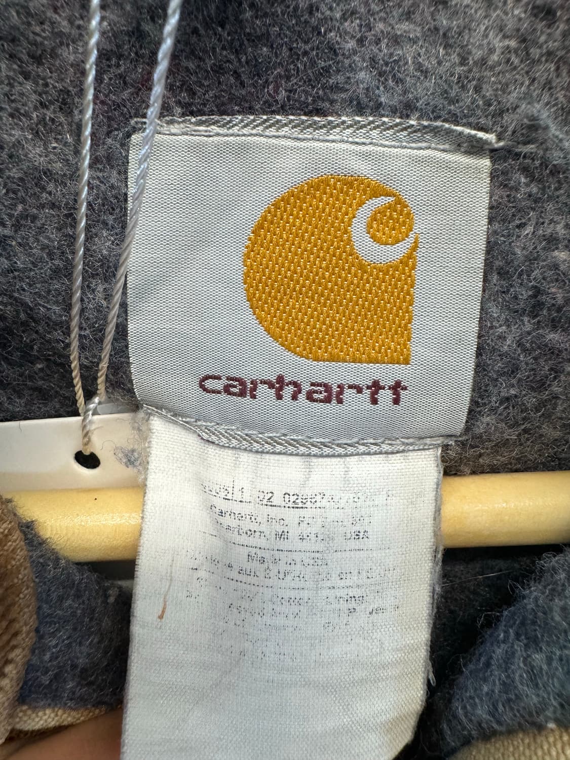 00s 칼하트 j01 distressed 빈티지 디트로이트 워크 자켓 상품이미지7