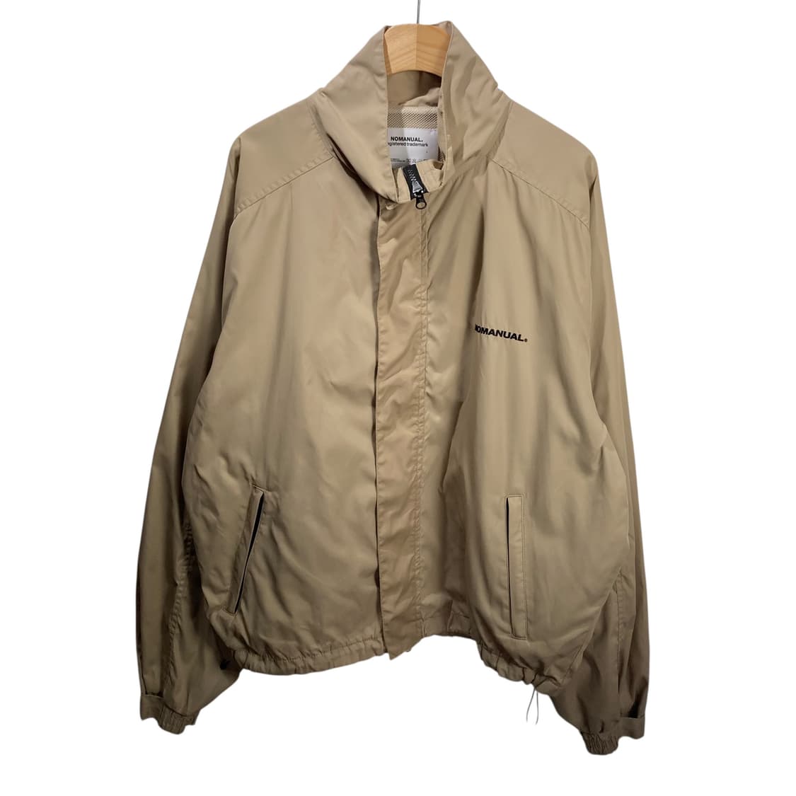 노매뉴얼 베이지 바람막이 상품이미지2