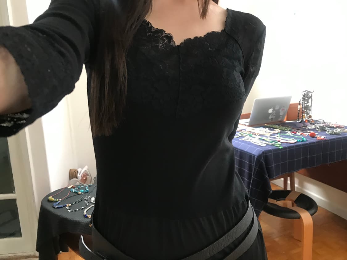 vintage lace one-piece 상품이미지5