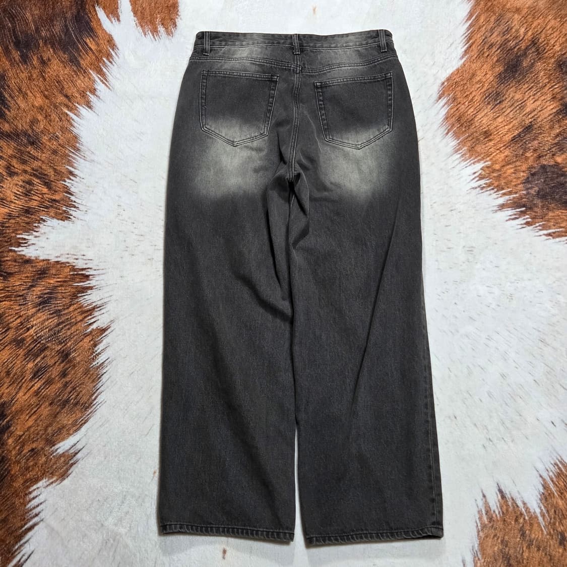 무신사 스탠다드 그레이 와이드 데님팬츠 상품이미지4