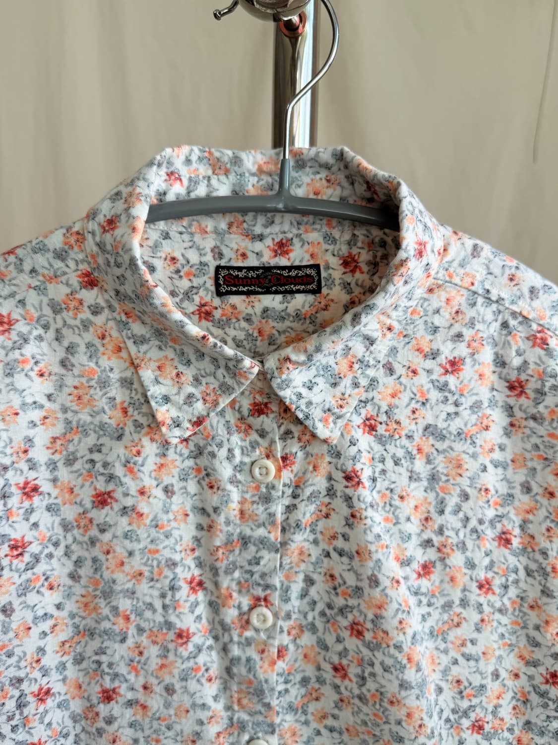 Sunny Clouds 플라워 프린팅 셔츠 상품이미지5