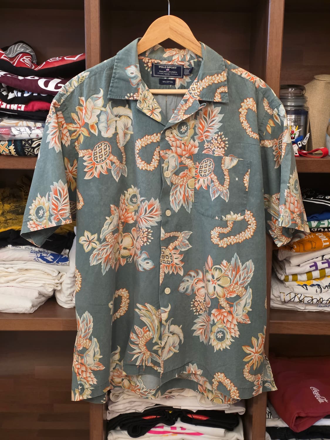 POLO SPORT Ralph Lauren Hawaiian Shirt 상품이미지1