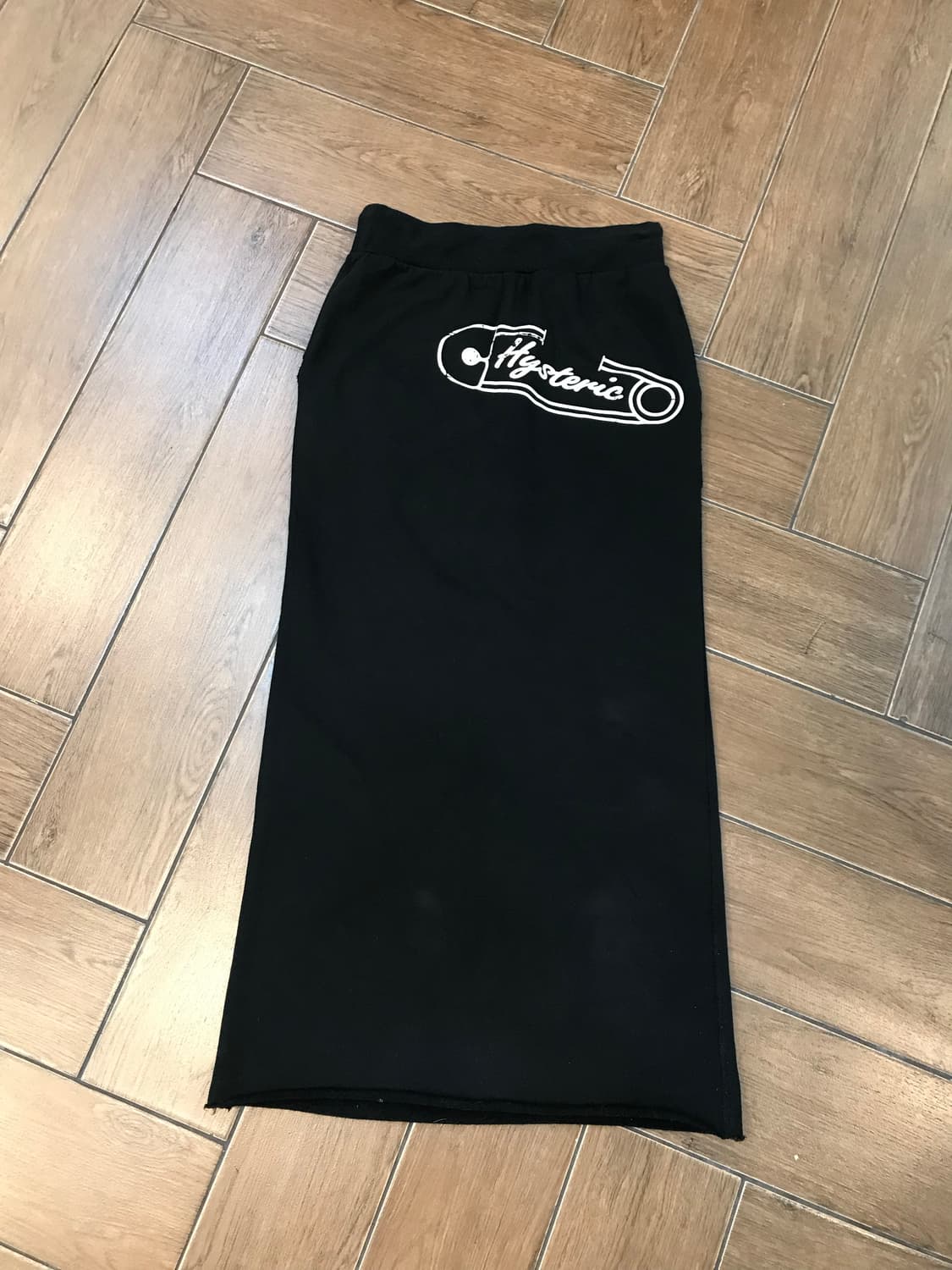 히스테릭글래머 블랙 롱 스커트 상품이미지5