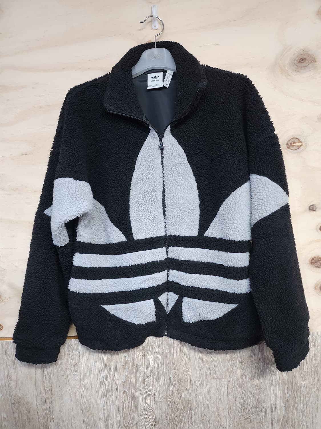 447) 아디다스 빅트레포일 셰르파 뽀글이 자켓 상품이미지1