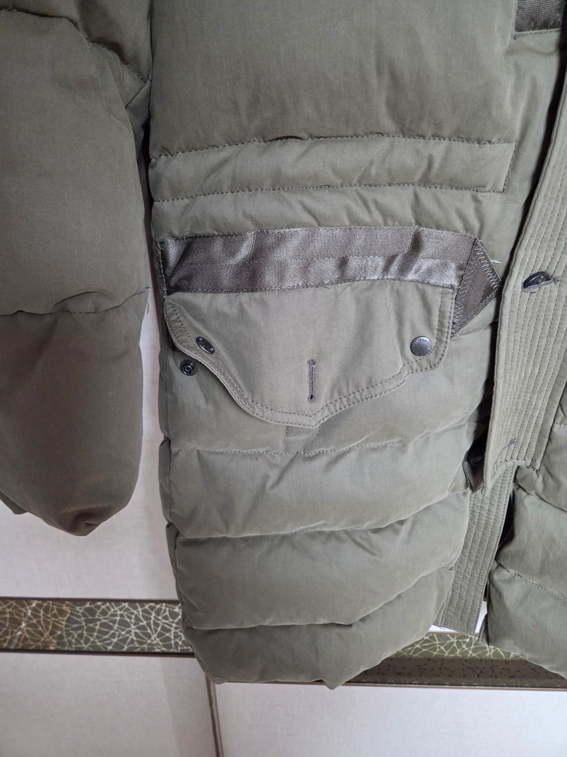 정품]T.I FOR MEN 카키 패딩 95 상품이미지7