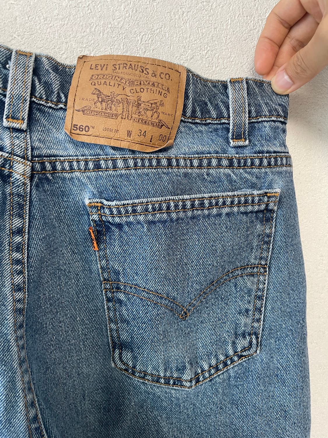 90s vintage levis 560 루즈핏 쇼츠 상품이미지3