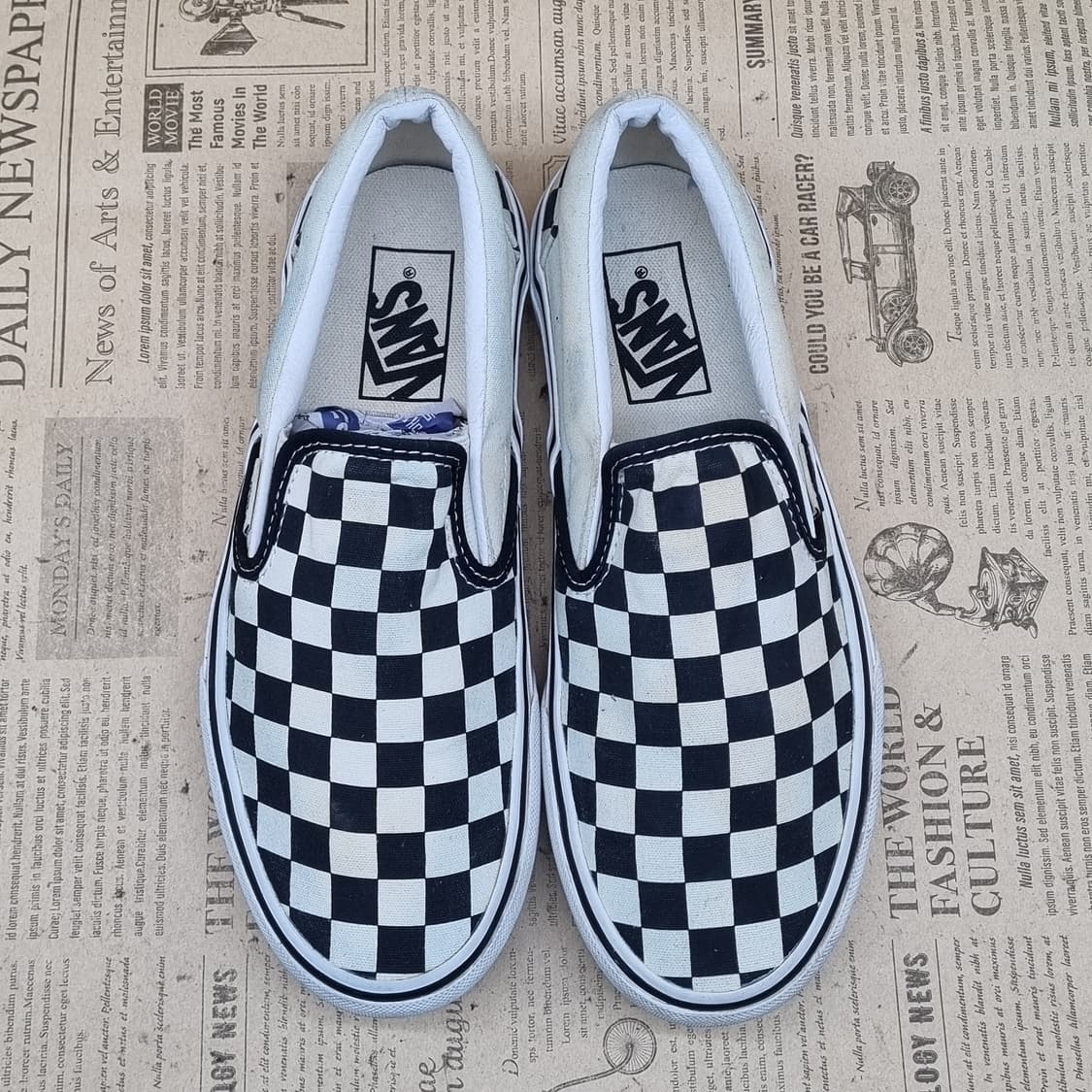 반스 체커보드 리프트 여성슬립온 230 상품이미지2