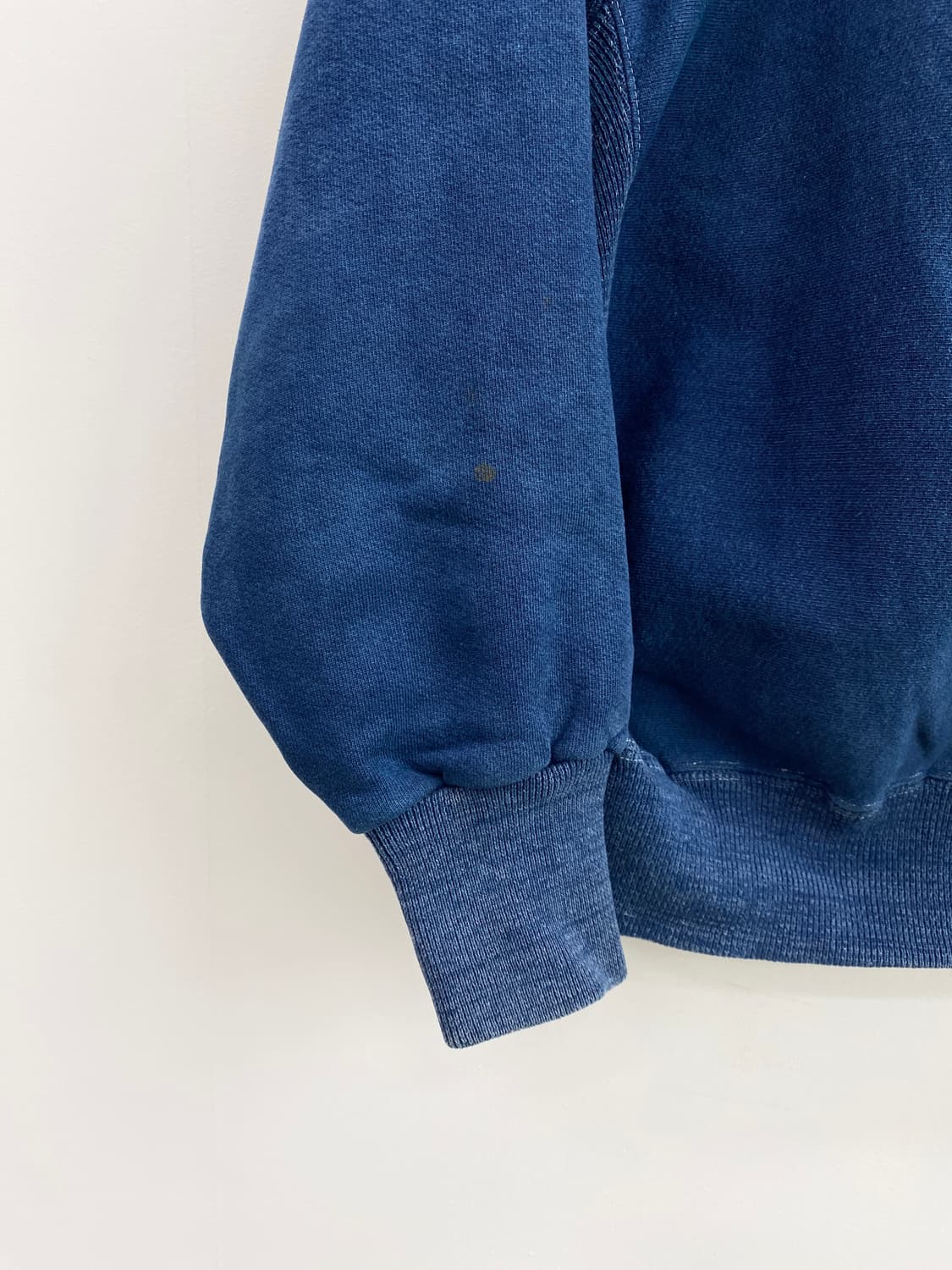 Acoustic 인디고 리버스위브 스웻셔츠 상품이미지6