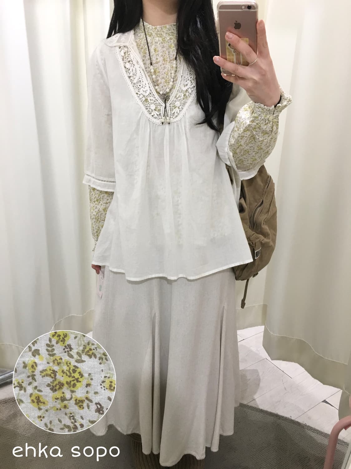 ehka sopo flower blouse 상품이미지1