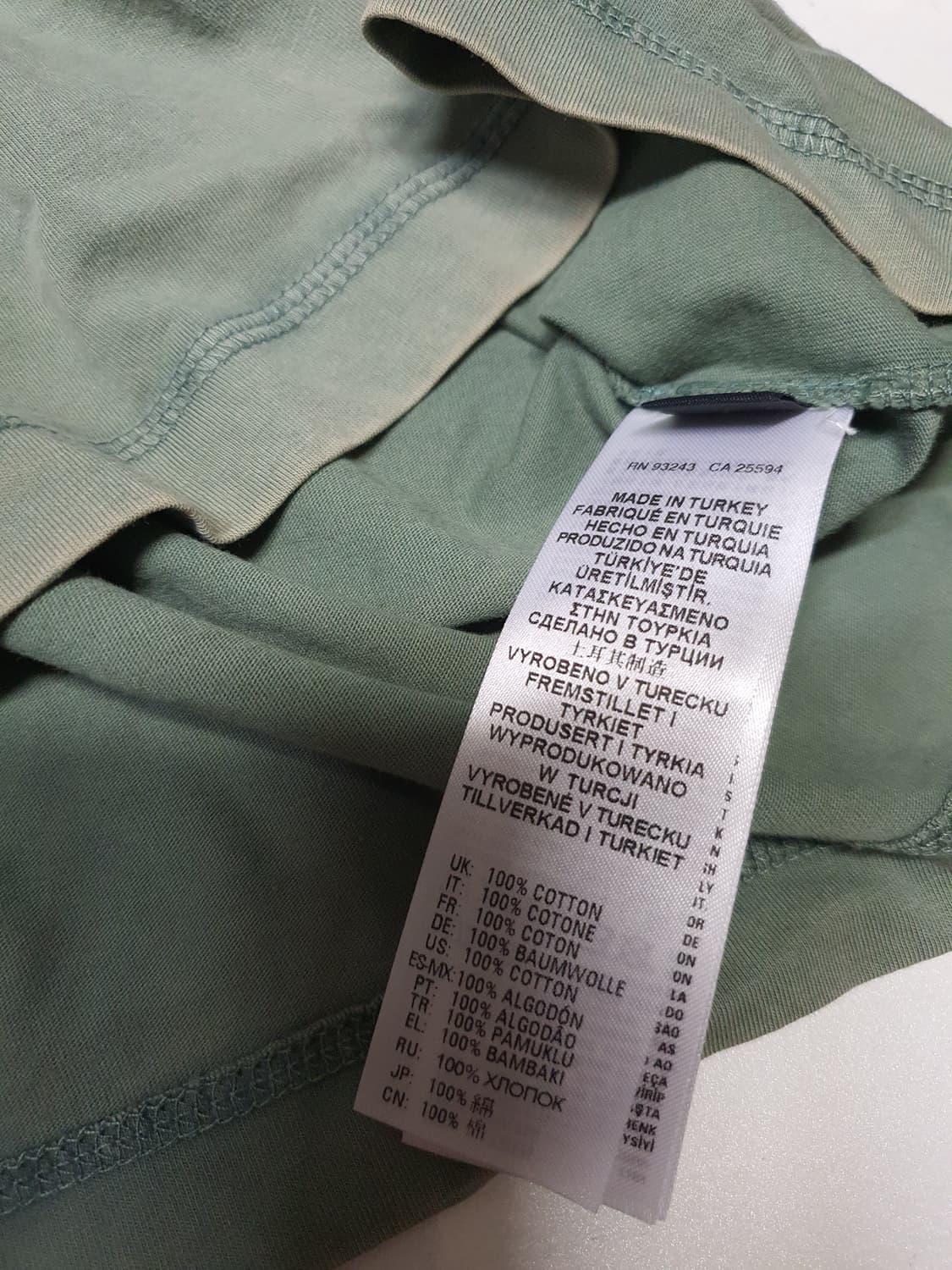 디젤 빈티지 워싱 반팔 티셔츠 새제품  상품이미지7