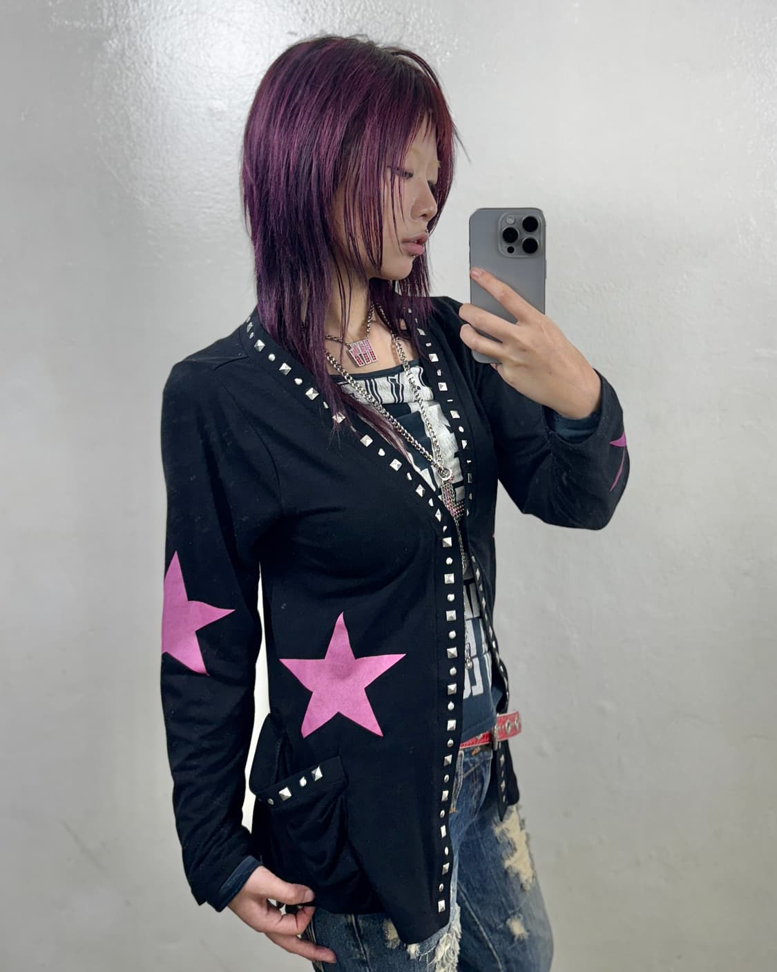 키치스터드별가디건 상품이미지2