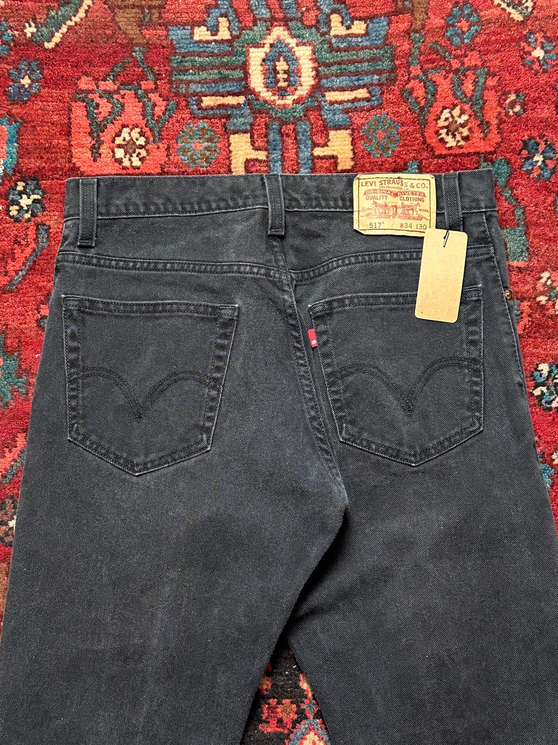 00's 리바이스 517 블랙 부츠컷 플레어진 상품이미지6