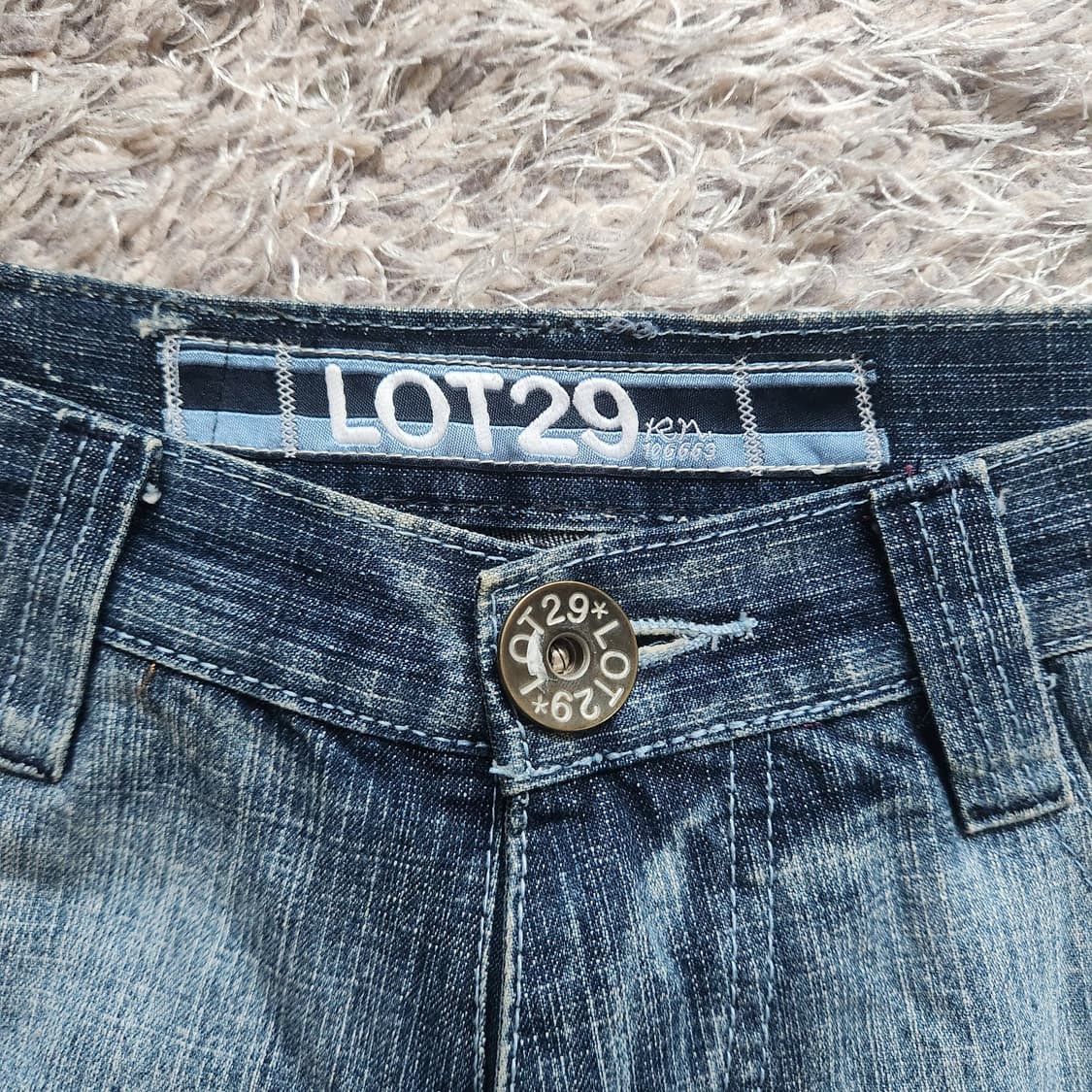 👖 LOT29 루니툰 캐릭터 그래픽 데님 팬츠 — 힙합 스트릿  상품이미지3