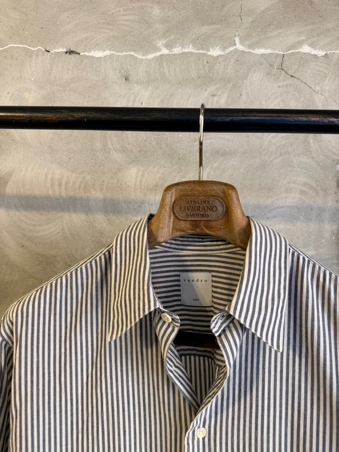 산드로 스트라이프 셔츠 100~103 상품이미지6