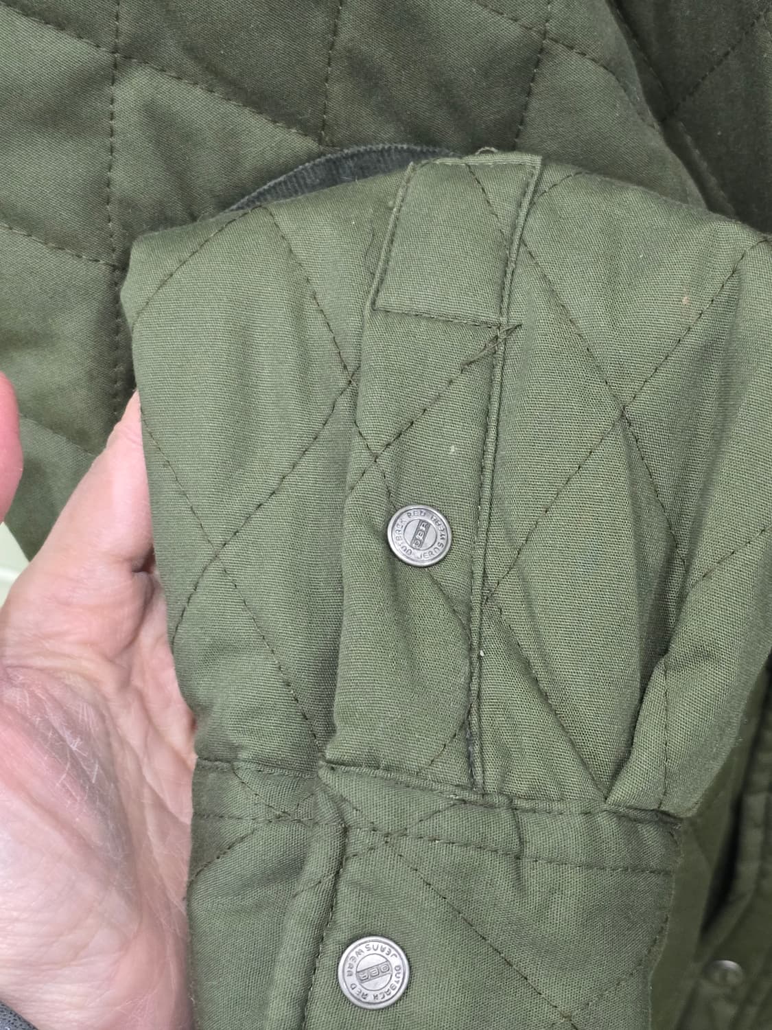  퀼팅 코듀로이 배색 자켓 상품이미지4