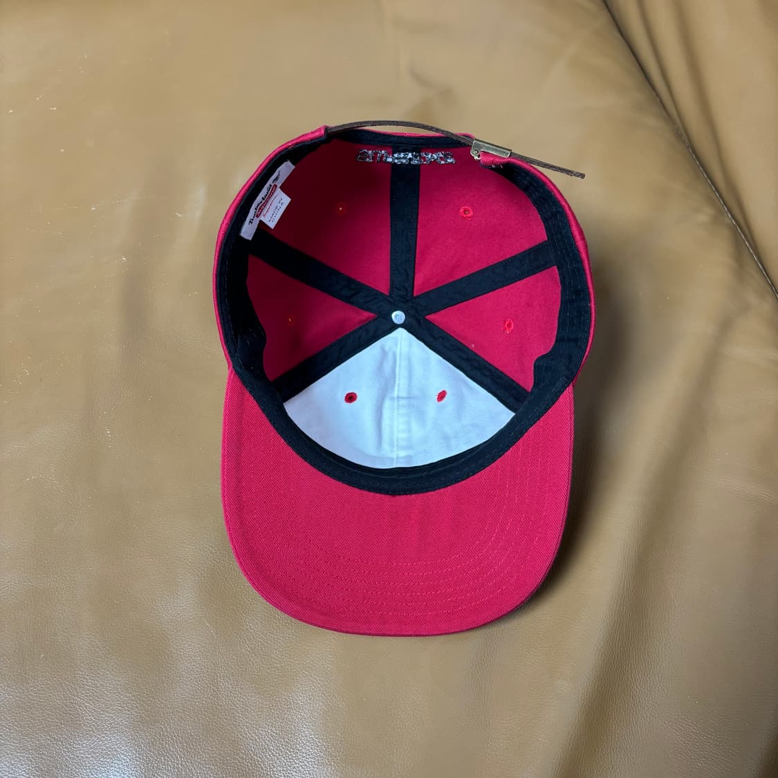 슈프림 팀버랜드 6패널 볼캡 모자 워시드 레드 상품이미지6