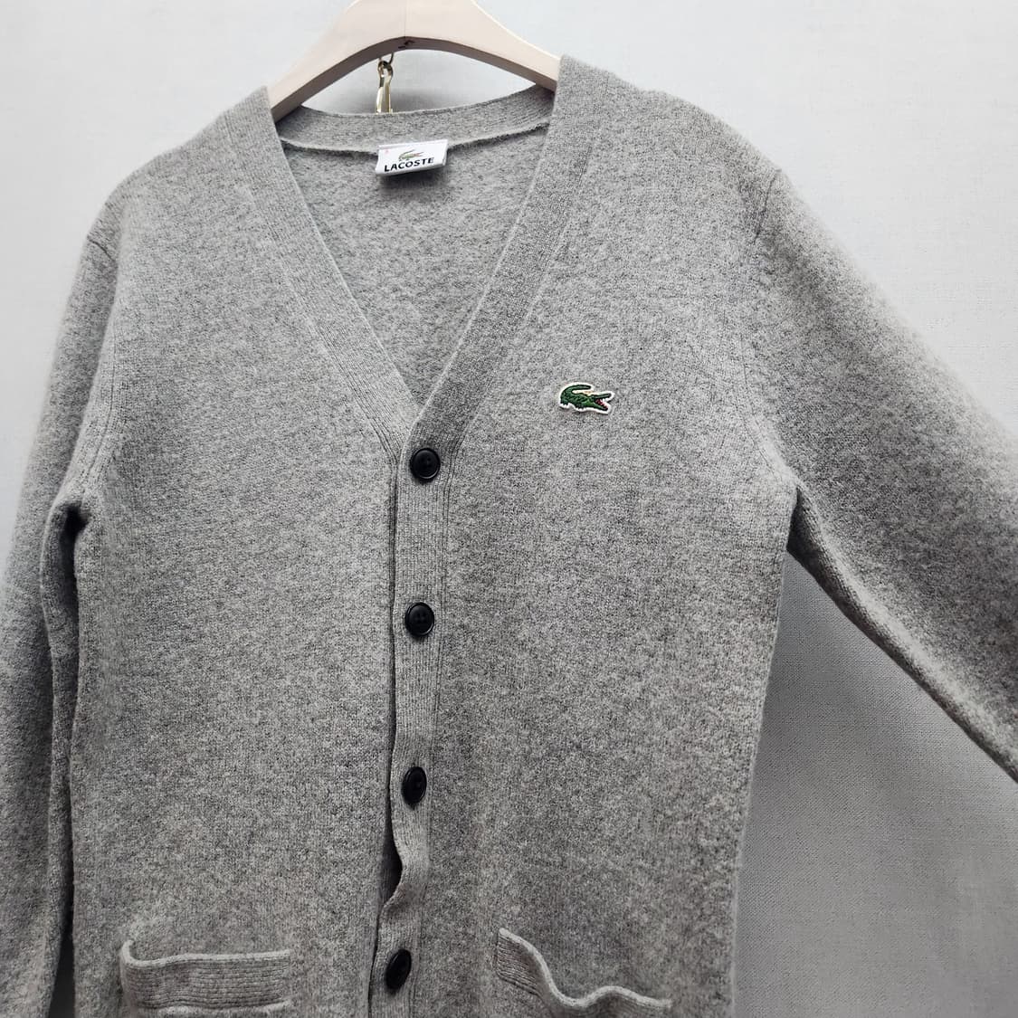 라코스테 로고 울 가디건 3(S) 상품이미지3