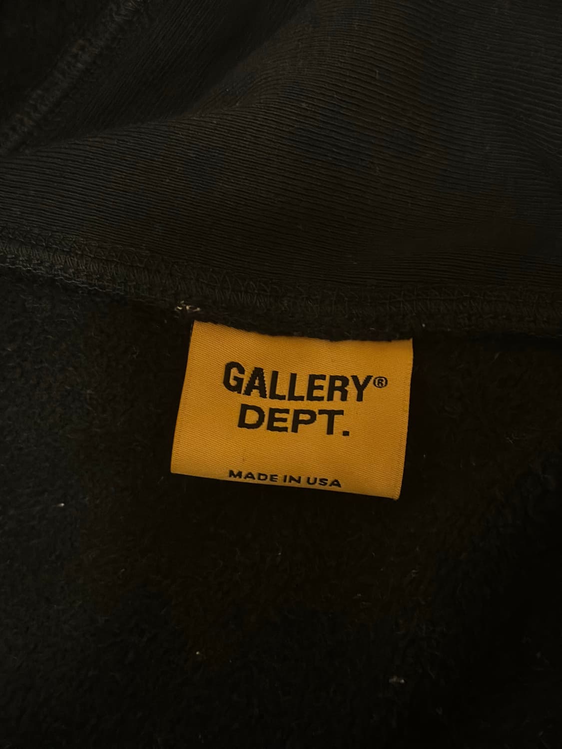 갤러리 디파트먼트 90's 로고 후드티(빈티지 블랙) 상품이미지3