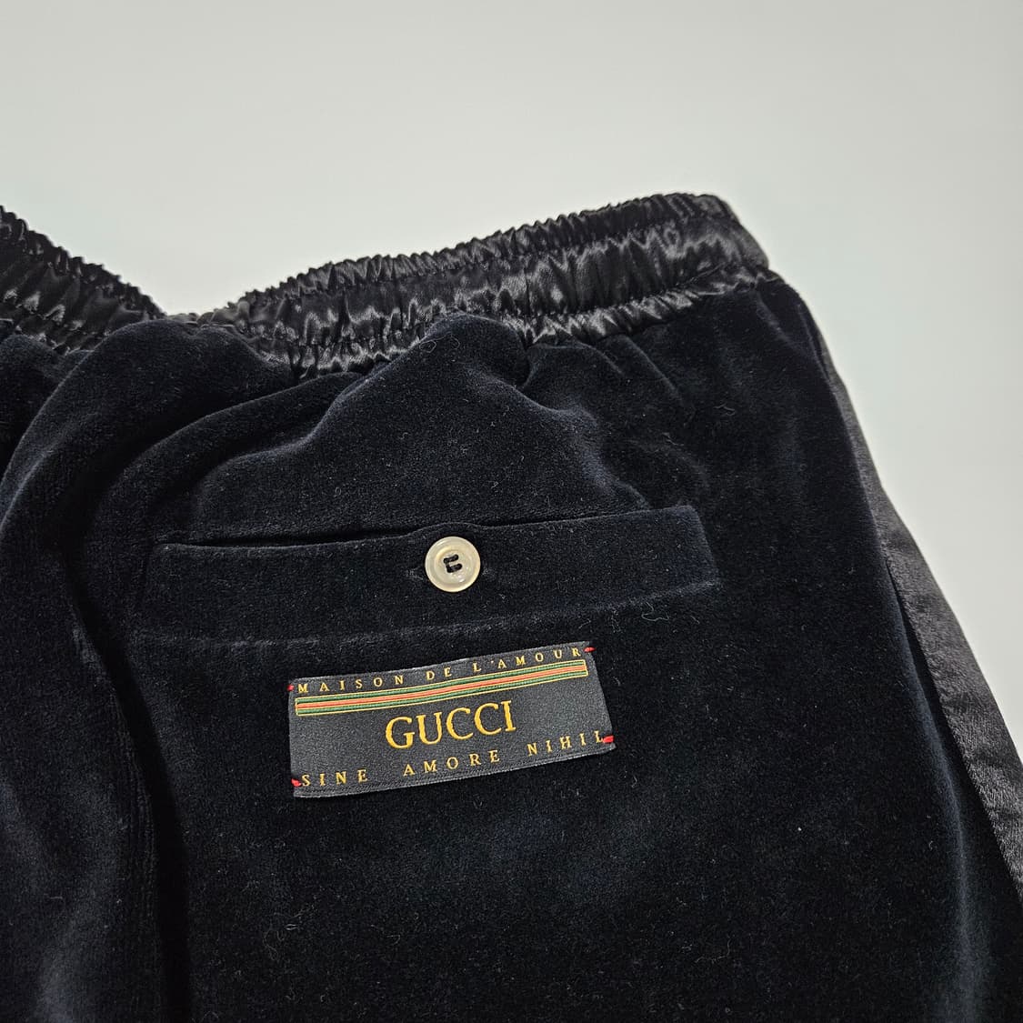 구찌 벨벳 텍스처 팬츠[L] 상품이미지7