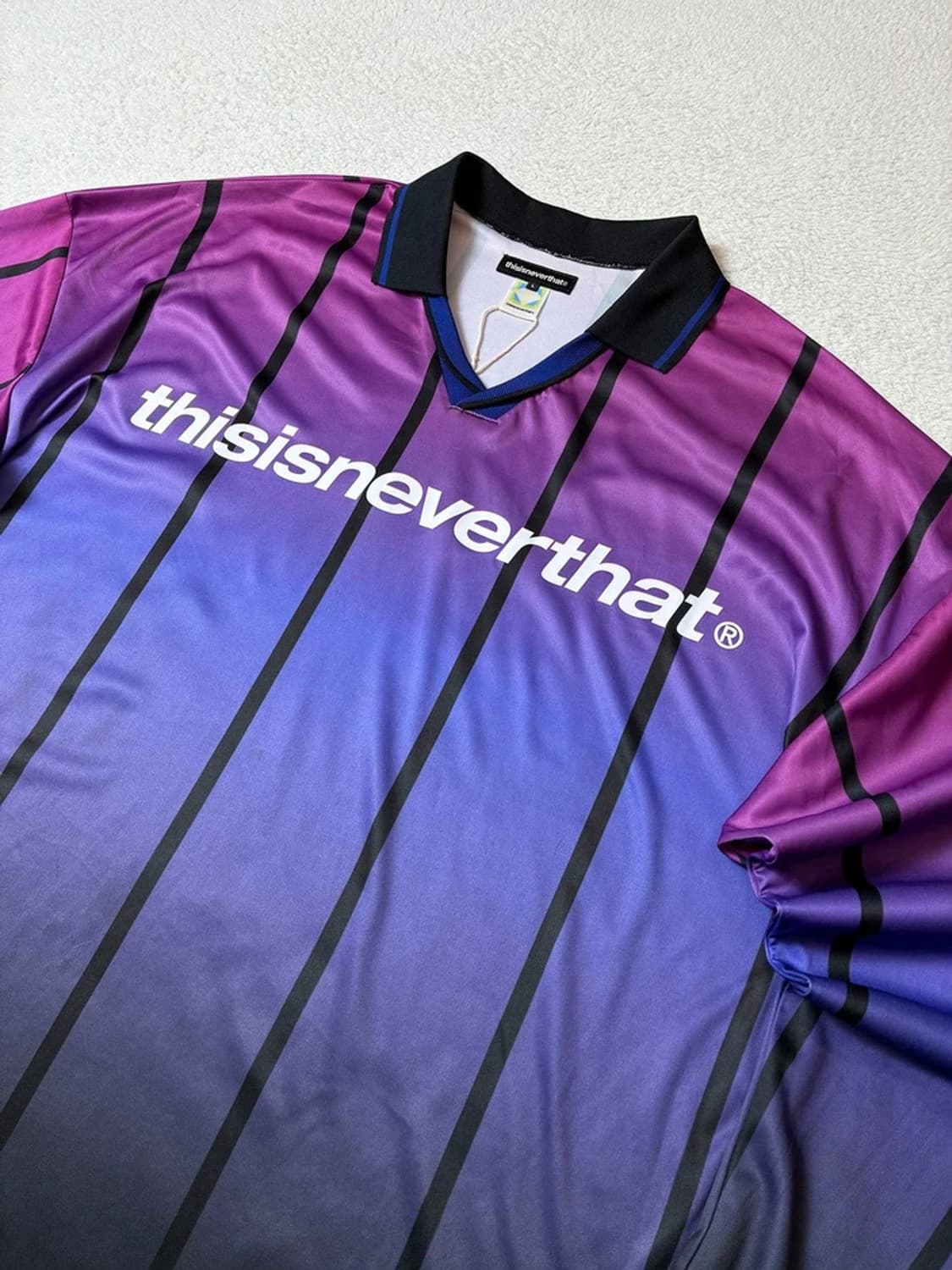 디스이즈네버댓 풋볼 블록코어 카라 롱 슬리브 PN7516 상품이미지2