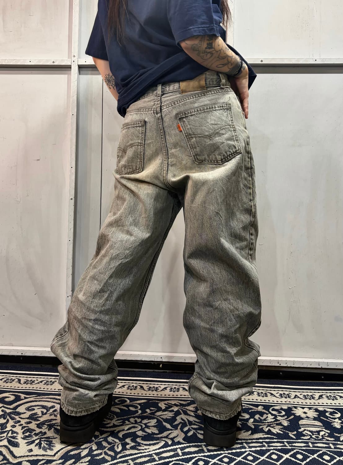 90s LEVIS 727 orange tab denim jeans 상품이미지1
