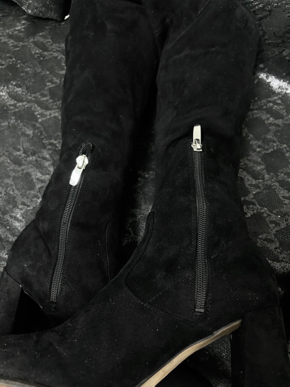 “Vintage” Y2K Mood Black Long Boots 상품이미지8