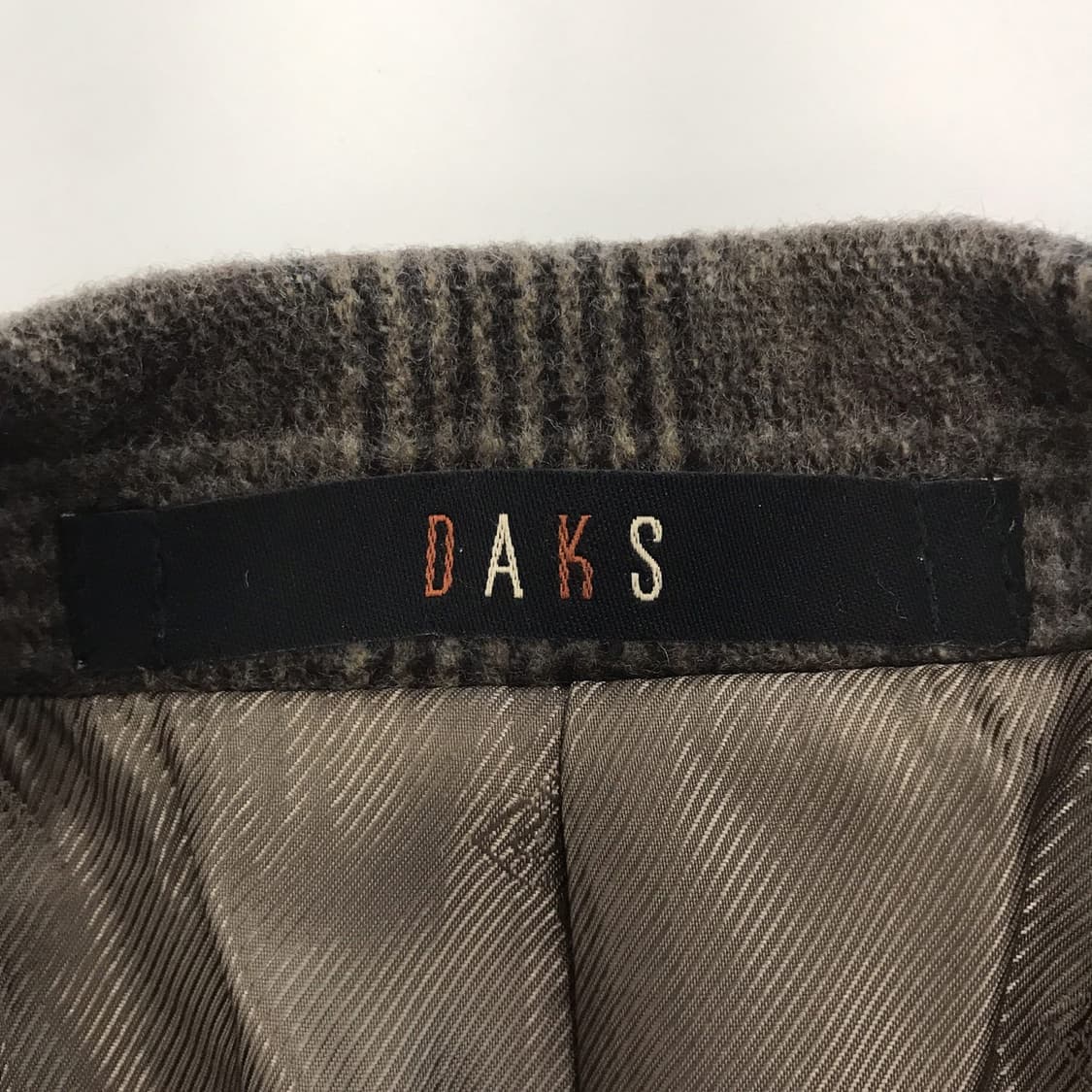 닥스 DAKS 캐시미어 체크모직자켓 [남성95] 상품이미지6