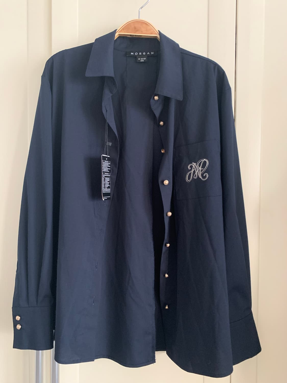모르간 네이비 남방 블라우스 새제품 상품이미지2